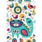 Yazz - Puzzle Cat and Birds - 1 000 piese