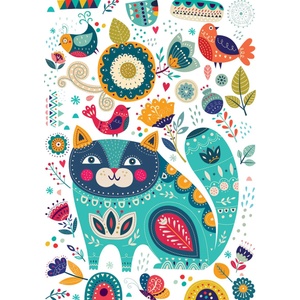 Yazz - Puzzle Cat and Birds - 1 000 piese