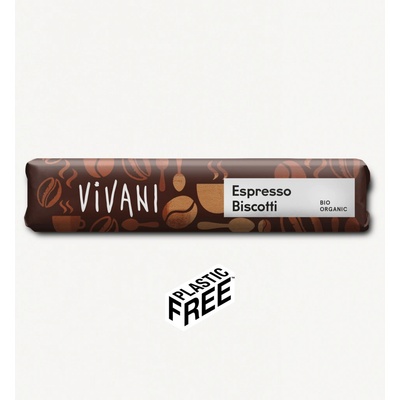 VIVANI Čokoládová tyčinka espresso 40 g – Zboží Dáma