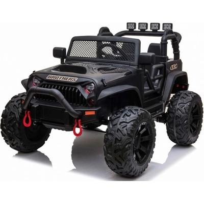 Mamido Elektrické autíčko Jeep Brothers čierna