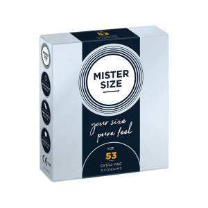 My Size Pure Feel - Презервативи 53 мм - 3 опаковки