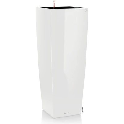 Lechuza Cubico 40 alto samozavlažovací Premium bielý vysoký lesk