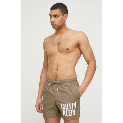 Calvin Klein Плувни шорти Calvin Klein в кафяво (KM0KM00794.PPYX)