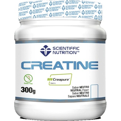 Scientiffic Nutrition 100% Creapure kreatin monohydrát 300 g