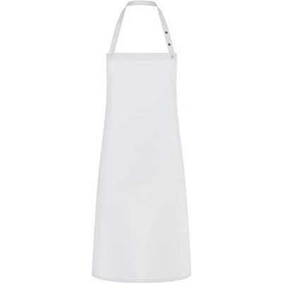 Karlowsky Gastro zástěra s laclem KY072 White 75x95cm