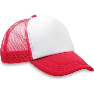 Baseballová so sieťkou 5-panelová Black Red