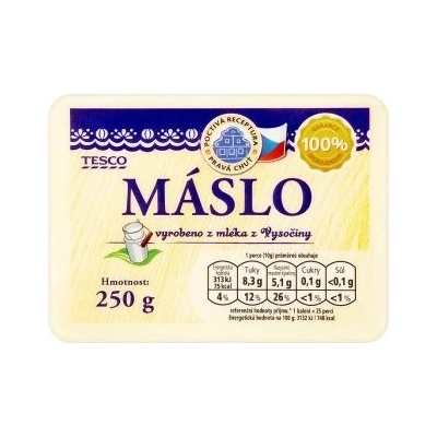 Tesco Máslo 250 g