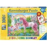 Ravensburger - Puzzle Magical Unicorns - 100 piese
