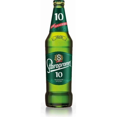 Staropramen 10 výčepní světlé Nová receptura 4,0% 0,5 l (sklo)