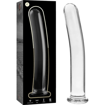 Image 1 of IBIZA Nebula Model 17 Dildo Borosilicate Glass 18.5x3cm Clear