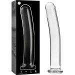 IBIZA Nebula Model 17 Dildo Borosilicate Glass 18.5x3cm Clear