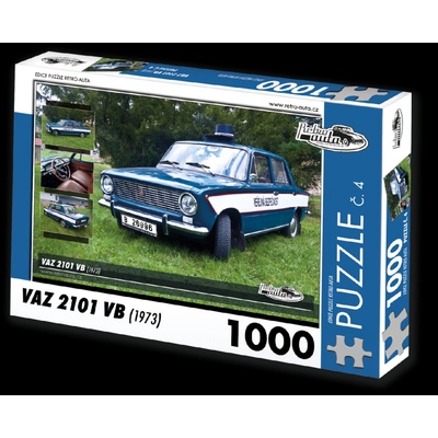 Retro-auta č. 4 Vaz 2101 VB 1973 1000 dielov