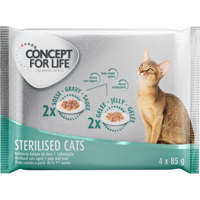 Concept for Life zkušební balení All Cats 4 x 85 g