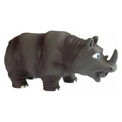 HipHop Nosorožec s reálnym zvukom plnený latex 17,5 cm