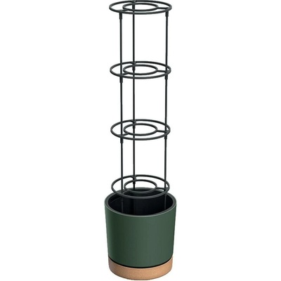 Prosperplast Kvetináč plast zelený 39 x 39 x 37,5 cm