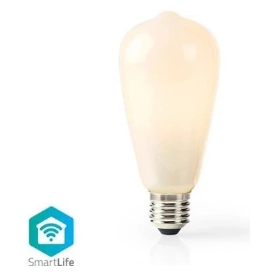 Nedis Smart žiarovka LED E27 5W teplá biela WIFILF11WTST64 WiFi Tuya