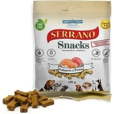 Serrano Snack Meditky tréninkové kostičky rybí 100 g