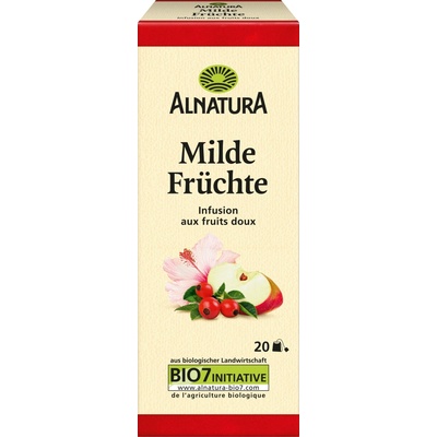 Alnatura Bio jemný ovocný čaj 20 čajových sáčků