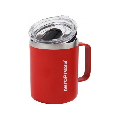 AeroPress cestovní hrnek 350 ml červený