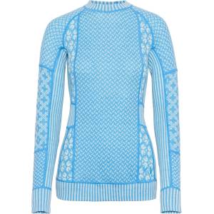Kari Traa Дамско мериносово термобельо Kari Traa Women's Smekker L/S Merino base layer - Ocean II (115-1319-1913)