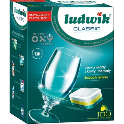 Ludwik Tablety do myčky Classic citrónové 100 ks