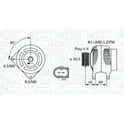 generátor MAGNETI MARELLI 063731542010