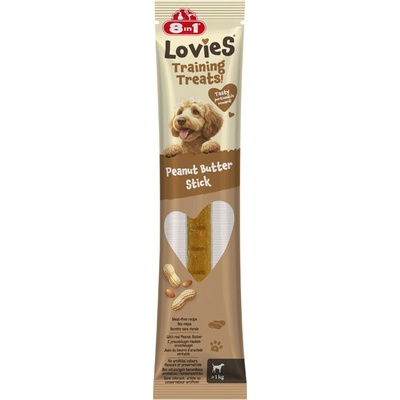 8in1 Lovies Training Treats Peanut Butter Stick 15 g
