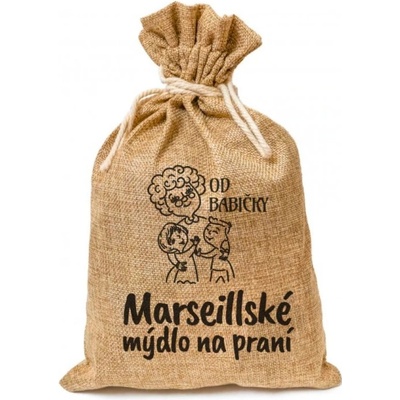 Nanolab Marseillské mydlo na pranie vločky v jutovom vrecku 130 g