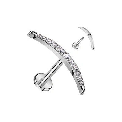 Šperky4U Piercing do brady labreta TITAN TIT1292-1206