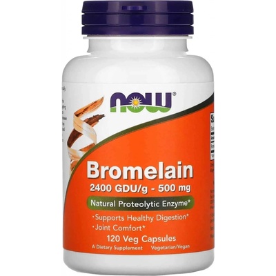 Now Foods bromelain 500 mg 120 vegetariánskych kapsúl