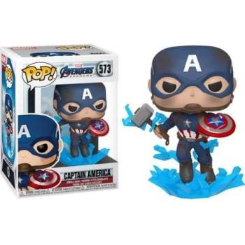 Image 1 of Funko Фигурка Funko Pop! Marvel: Avengers Endgame - Captain America With Broken Shield & Mjolnir #573 (FUNKO-051668)