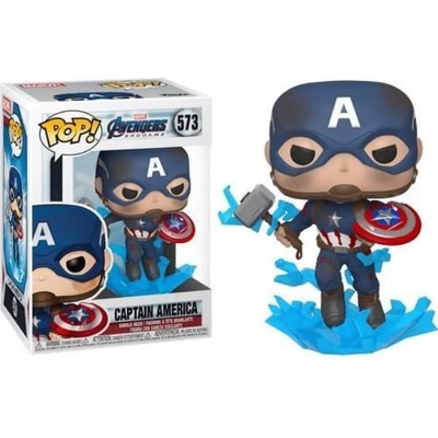 Funko Фигурка Funko Pop! Marvel: Avengers Endgame - Captain America With Broken Shield & Mjolnir #573 (FUNKO-051668)