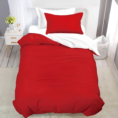 EmonaMall Двулицево спално бельо с ластик (размер за приста) EmonaMall, 4 части - Модел S18563 (S18563-1000h2-SE-16)