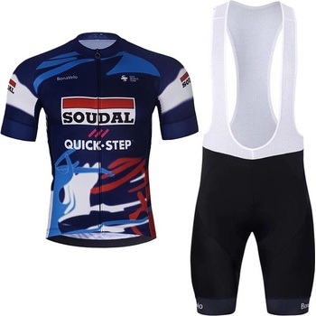 Bonavelo krátky a krátke nohavice SOUDAL-QUICKSTEP 25 čierna/modrá