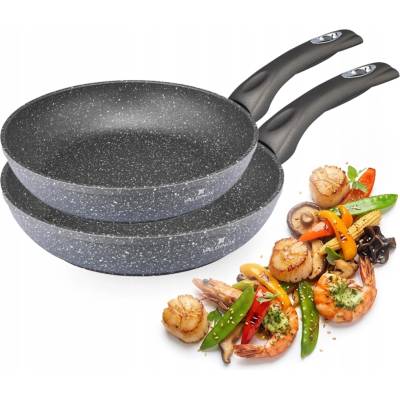Valdinox Tradiční pánve Rock 20 a 24 cm 2 ks