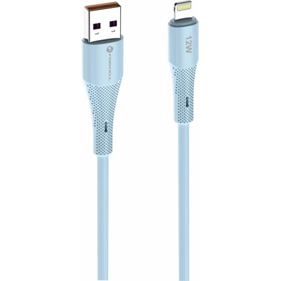 Forcell C343 USB A na Lightning 2,4A 12W 1m modrý
