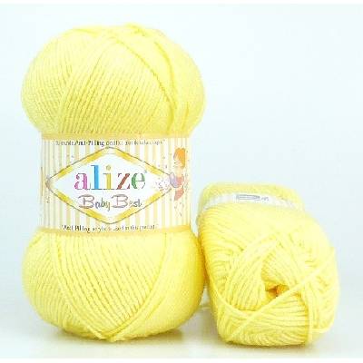 Alize příze Baby Best 250 pastelově žlutá
