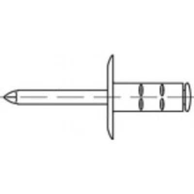TOOLCRAFT TO-5455248 trhacie nit 4 mm 500 ks