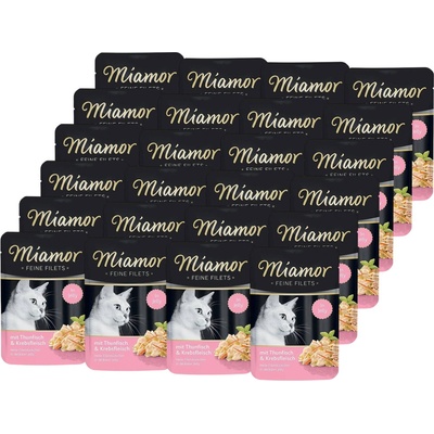 Miamor jemné plátky v želé tuniak mäso z raka 24 x 100 g