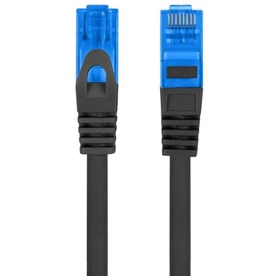 Пач кабел Lanberg PCF6A-10CC-1500-BK, S/FTP, Cat. 6a, 15m, черен (PCF6A-10CC-1500-BK)