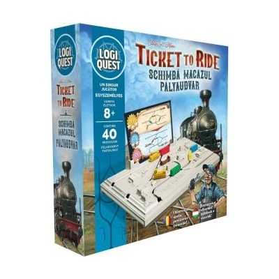 Gémklub LogiQuest: Ticket to Ride - настолна игра Station