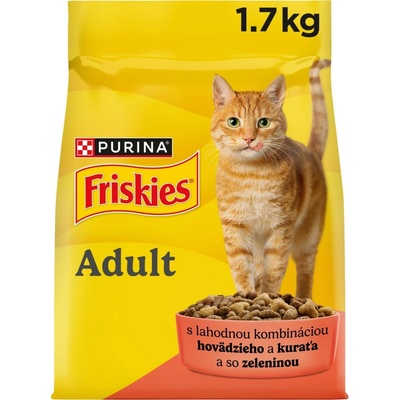 Friskies Adult hovädzie kura zelenina 1,7 kg