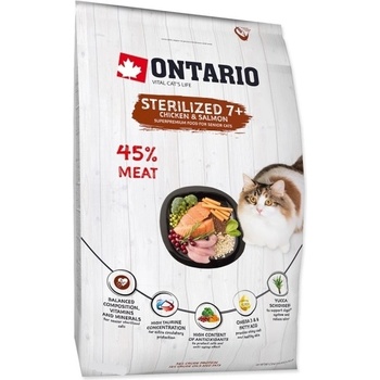 Ontario Cat Sterilised 7+ 2 kg