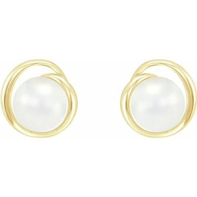 Eppi Elegantné perlové náušnice Colton E37458