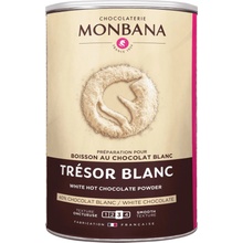 Monbana Tresor bílá čokoláda v plechovce 500 g