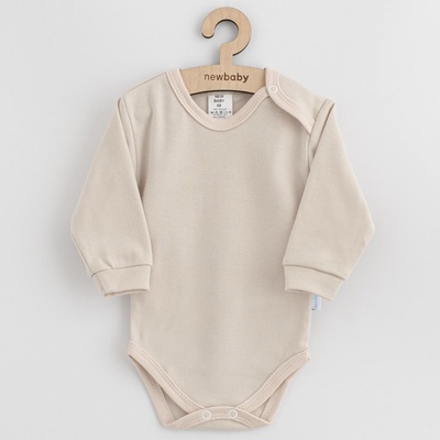 Kojenecké bavlněné body New Baby béžová