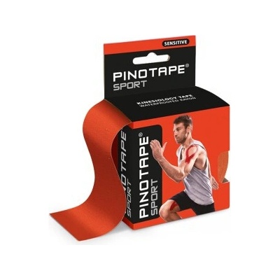 Pinotape Šport sensitive svetlo červený 5 cm x 5 m
