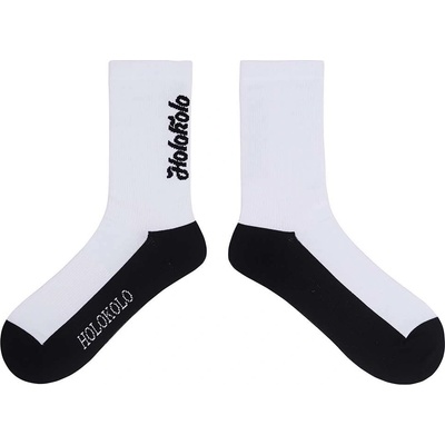 Holokolo Cyklistické ponožky klasické LINEAL čierna/biela