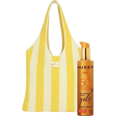 NUXE Sun Олио за придобиване на тен със златисти частици, SPF50, 150 ml