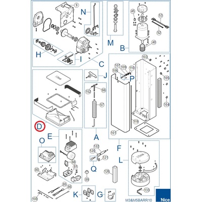 SPAMG095A00 kit majáku pro M5BAR